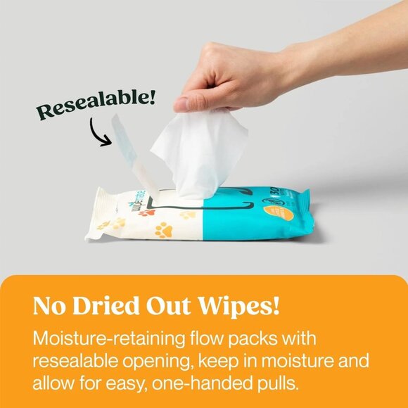Wipemate Gentle Hypoallergenic Pet Grooming Wipes 400 Ct Unscented - Picture 5 of 6